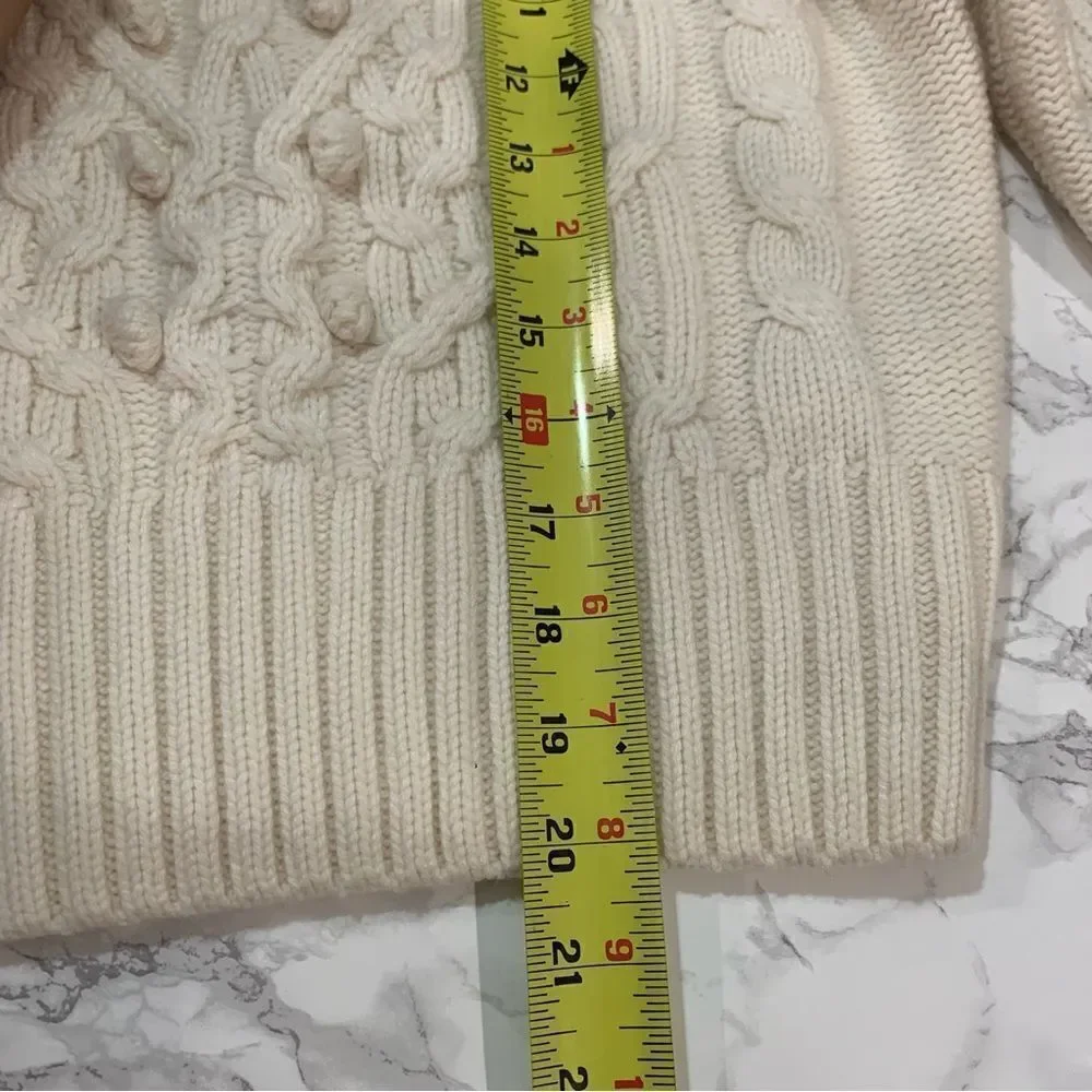 Cable-knit Wool-blend Sweater